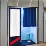 Example of enclosed photo booth